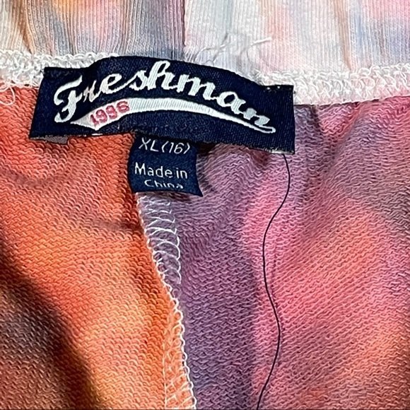 Freshman Tie Dye Jersey Shorts Size 16 - Picture 2 of 5
